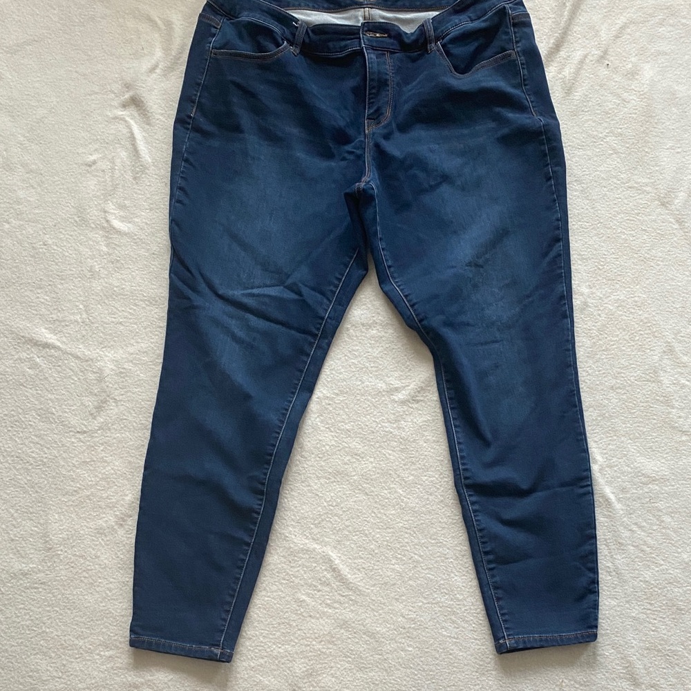 Maurices Dark Blue Skinny Jeans